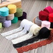 Šití krajkové krajkové stuhy